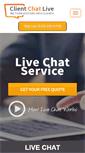 Mobile Screenshot of clientchatlive.com